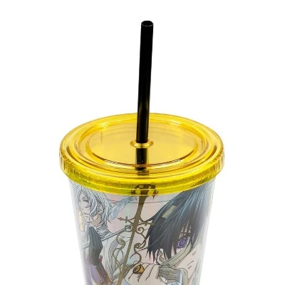 Just Funky Black Butler Sebastian Foil Print 16oz Carnival Cup 5 Just Funky Black Butler Sebastian Foil Print 16oz Carnival Cup - Image 3