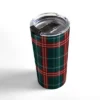 Society6 Emanuela Carratoni Tartan Theme Travel Mug 20 oz Stainless Steel Travel Mug - Deny Designs