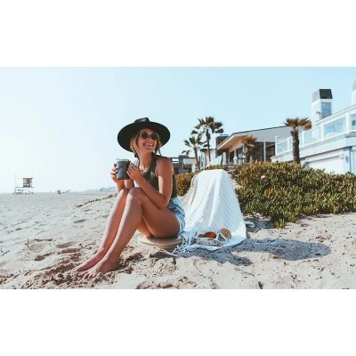 EcoVessel 12oz Transit Insulated Stainless Steel Coffee and Camping Mug - Blue 4 EcoVessel 12oz Transit Insulated Stainless Steel Coffee and Camping Mug - Blue - Image 2