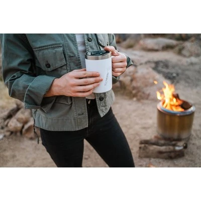 EcoVessel 12oz Transit Insulated Stainless Steel Coffee and Camping Mug - White 3 EcoVessel 12oz Transit Insulated Stainless Steel Coffee and Camping Mug - White