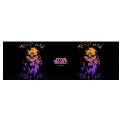 Star Wars Chewbacca Messy Har Don't Care Stainless Steel Tumbler w/Lid 3 Star Wars Chewbacca Messy Har Don't Care Stainless Steel Tumbler w/Lid