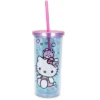 Silver Buffalo Hello Kitty Stacked Donuts Carnival Cup with Lid and Straw | Holds 20 Ounces -Water Bottles Sales unnamed file 830