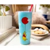 Silver Buffalo Winnie the Pooh Balloon Stainless Steel Tumbler With Straw | Holds 22 Ounces -Water Bottles Sales unnamed file 842