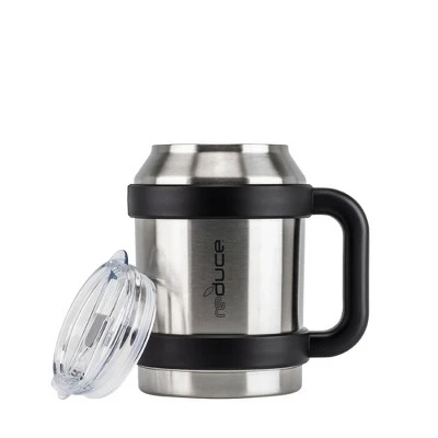 Reduce 50oz Cold1 Insulated Stainless Steel Straw Tumbler Mug - Silver 4 Reduce 50oz Cold1 Insulated Stainless Steel Straw Tumbler Mug - Silver - Image 2