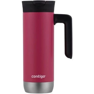 Contigo 20 oz. Superior 2.0 SnapSeal Stainless Steel Travel Mug with Handle 6 Contigo 20 oz. Superior 2.0 SnapSeal Stainless Steel Travel Mug with Handle - Image 4