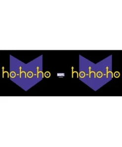 Marvel Hawkeye Ho Ho Ho Logo Stainless Steel Tumbler w/Lid