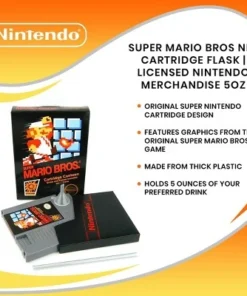 Just Funky Super Mario Bros. 5 ounce NES Cartridge Flask -Water Bottles Sales unnamed file 93