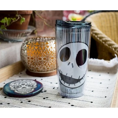 The Nightmare Before Christmas Silver Buffalo Nightmare Before Christmas Jack Face 20oz Double Wall Travel Tumbler 6 The Nightmare Before Christmas Silver Buffalo Nightmare Before Christmas Jack Face 20oz Double Wall Travel Tumbler - Image 4