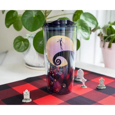 The Nightmare Before Christmas Silver Buffalo Nightmare Before Christmas Jack Spiral Hill 20oz Double Wall Travel Tumbler 7 The Nightmare Before Christmas Silver Buffalo Nightmare Before Christmas Jack Spiral Hill 20oz Double Wall Travel Tumbler - Image 5
